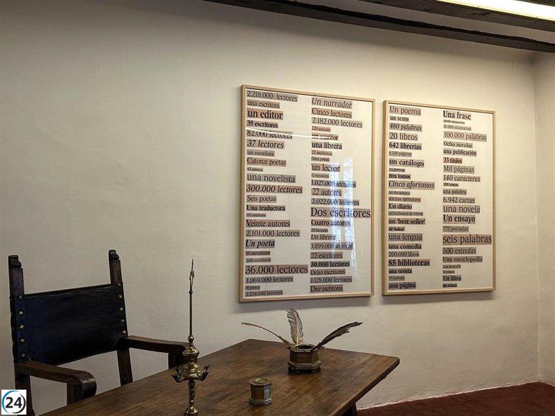 Ignasi Aballí propone una inmersión en la interpretación en su nueva muestra en la Casa de Cervantes de Valladolid.