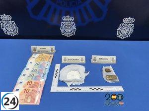 Detienen a pareja con drogas en un control en el Paseo de San Vicente.