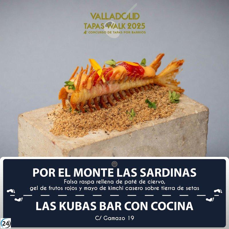 Las Kubas Bar se lleva el primer lugar en el concurso Valladolid Tapas Walk 2025.