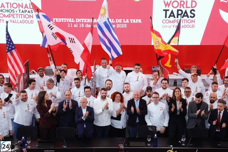 Inicia en Valladolid el XXI Concurso Nacional de Pinchos y Tapas, un evento que celebra el arte culinario y une comunidades.