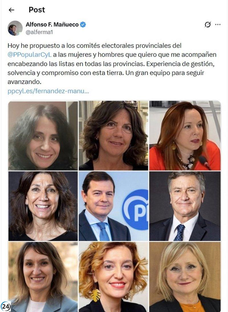 Mañueco destaca un equipo sólido y comprometido para las próximas elecciones.