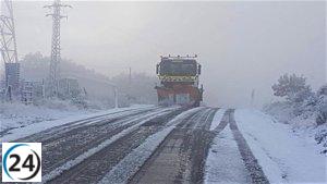 Se declara alerta por nevadas en León, Zamora, Ávila y Segovia.