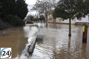 Inundaciones bloquean 26 vías en Castilla y León.