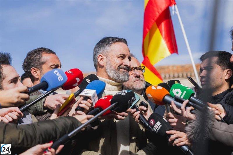 Abascal afirma que los acuerdos a cuatro años son positivos si el aliado actúa con sinceridad.