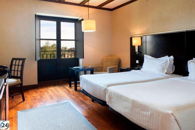 Aumentan las pernoctaciones hoteleras en Castilla y León un 1,25% en enero, por debajo de la media nacional.