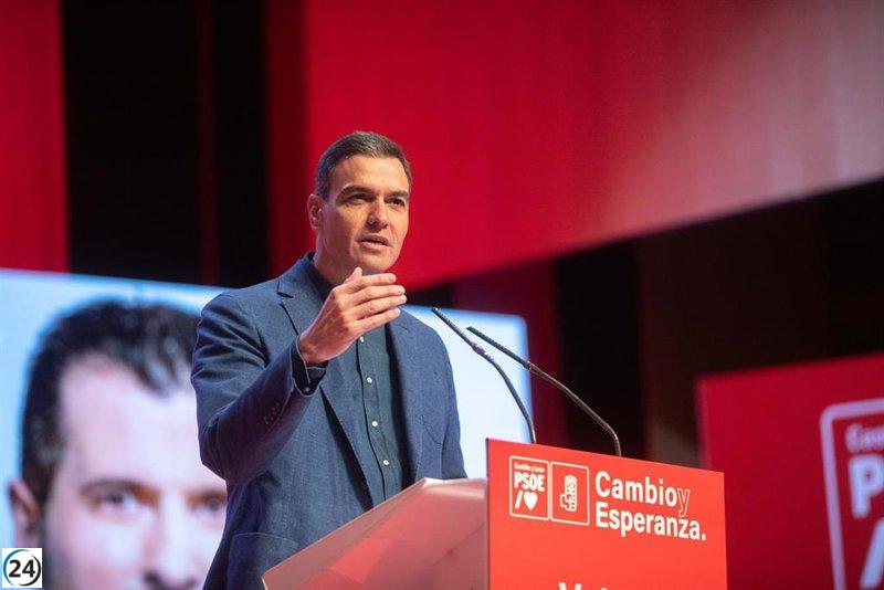 Sánchez, comprometido con la izquierda, recorre Segovia y Burgos en respaldo a Clara Martín y De la Rosa en sus candidaturas.