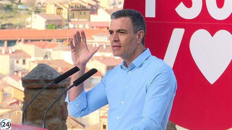 Sánchez: La liga del PSOE el 28M es de gestión vs la derecha y ultraderecha.