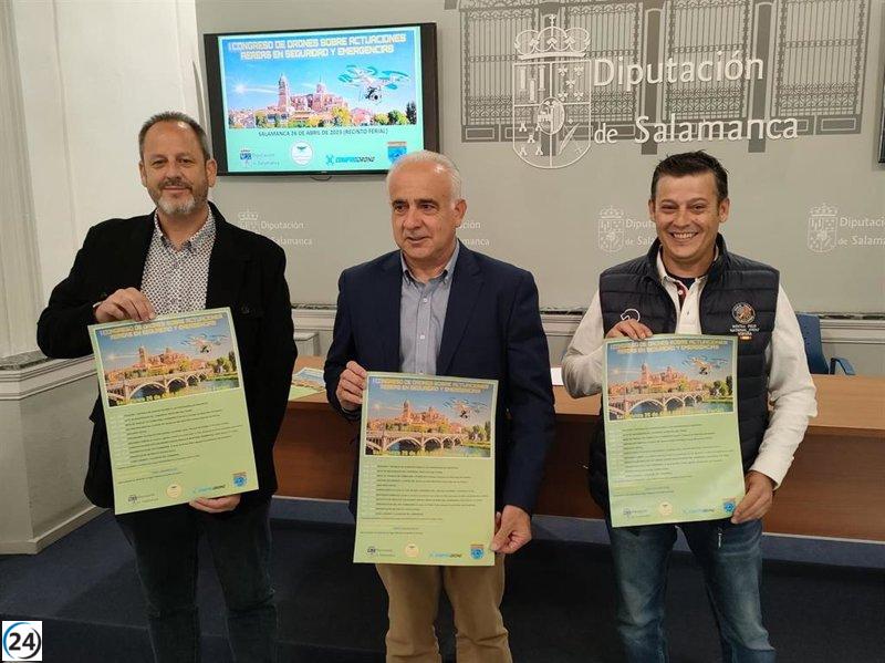 Encuentro de expertos en rescates y emergencias con drones en Salamanca el 26 de abril.