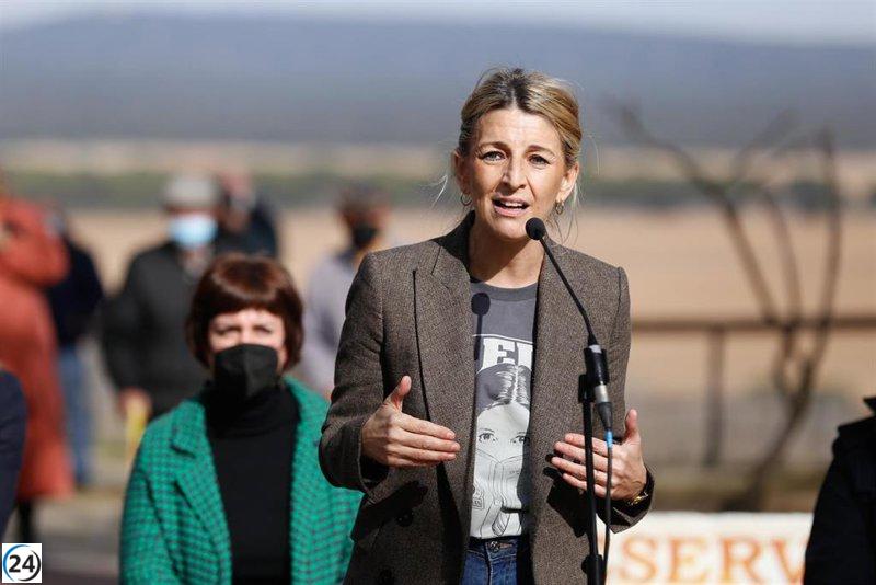 La ministra Yolanda Díaz apoyará a María Sánchez en Valladolid el 17 de mayo.