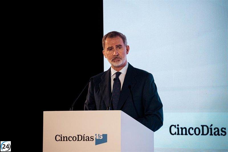 El rey comienza los actos parlamentarios de la Presidencia española en León.