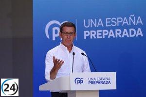 Feijóo anuncia permisos para padres con hijos de 0 a 8 años.