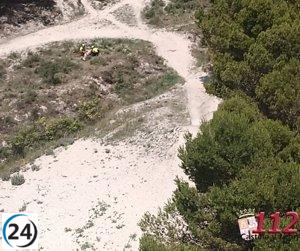 Evacuan a un 'runner' herido en Sotoverde en helicóptero