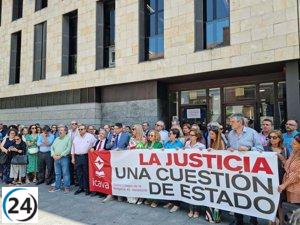 Operadores de Justicia en Valladolid piden el fin de una