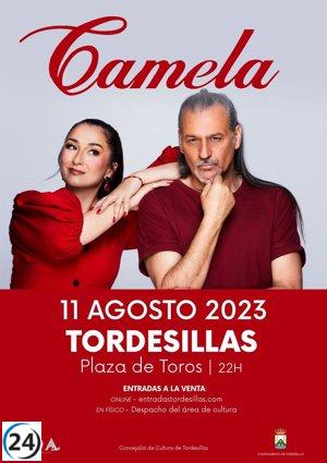 Camela inaugura las festividades de Tordesillas con un concierto el 11 de agosto
