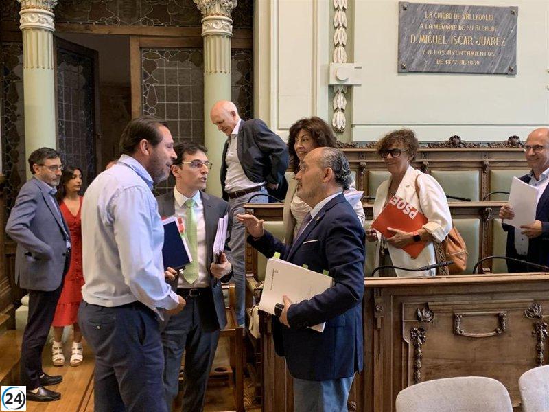 Ayuntamiento de Valladolid aprueba nueva organización con críticas de la oposición por falta de exclusividad de Carnero.