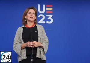 Ribera critica la política medioambiental de Vox y teme que el PP la respalde.