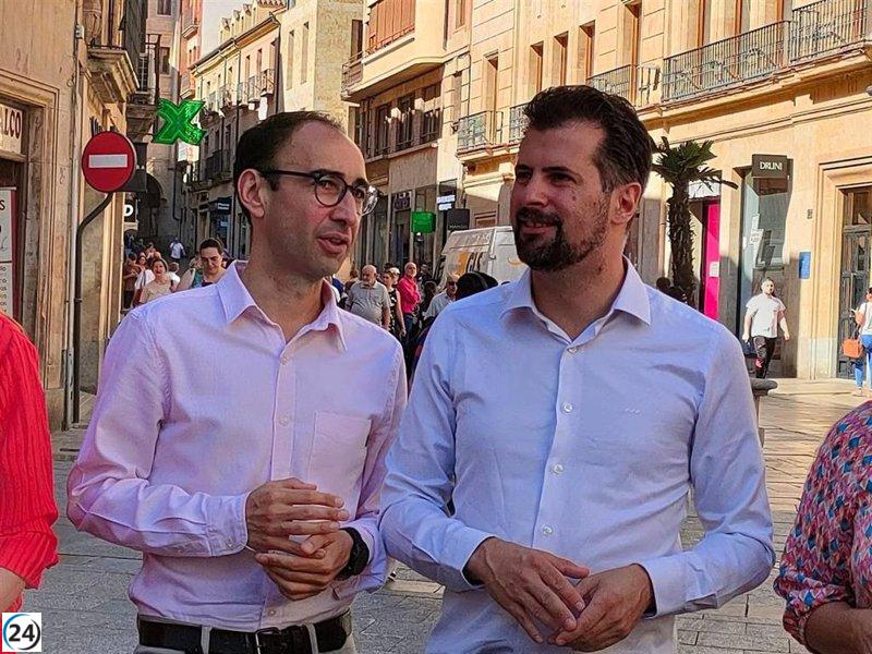 Tudanca defiende que el AVE conecte Salamanca y Zamora con Portugal sin problemas