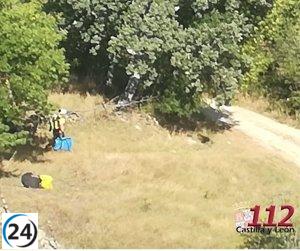 Auxilian a parapentista tras caer en Piedralaves (Ávila)