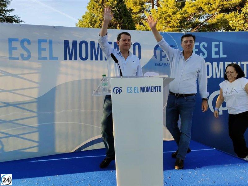 Mañueco insta a unir el voto en el PP para 