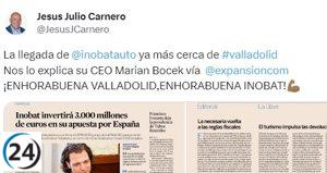 La llegada de la compañía InoBat a Valladolid está cada vez más próxima, según afirma Carnero.