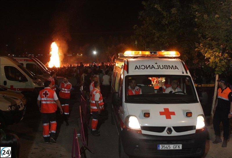 11 personas heridas tras la explosión de globos de gas pimienta en Cigales (Valladolid)