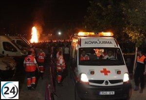11 personas heridas tras la explosión de globos de gas pimienta en Cigales (Valladolid)