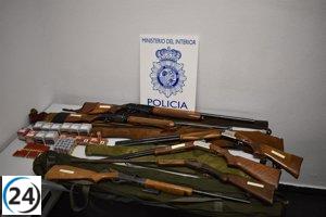 Detenidos dos individuos ebrios en Segovia con armas de fuego robadas