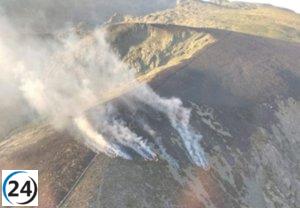 La Junta anuncia nivel 0 de situación en incendios en La Aliseda de Tormes (Ávila)