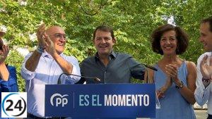 Mañueco critica a Sánchez por no visitar CyL durante la campaña.
