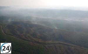 Incendio en Santa Colomba de Curueño (León) se mantiene en nivel 1