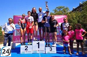 Jessica Ewart-McTigue y Miguel Ángel Fidalgo triunfan en el triatlón de Valladolid
