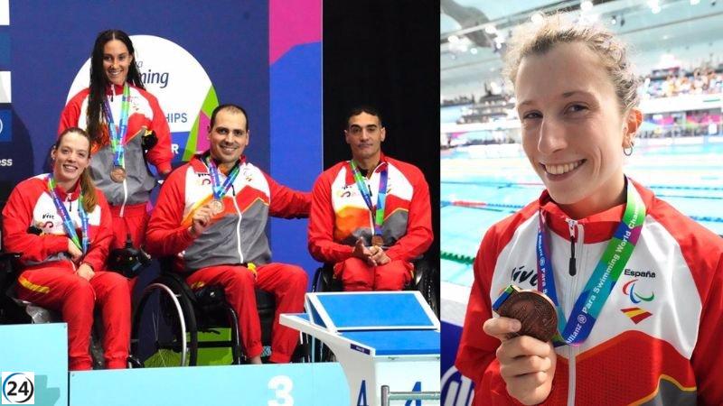 El equipo liderado por Nahia Zudaire consigue dos bronces en el Mundial de natación paralímpica.