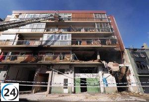 Comenzarán el lunes los trabajos de estabilización del edificio afectado en la calle Goya