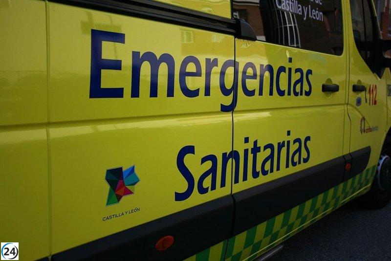 Tres heridos, incluyendo una menor de 13 años, tras vuelco de vehículo en Palacios de Sanabria (Zamora)
