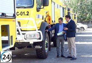 La Junta reemplazará el 66% de los autobombas en su operativo de incendios al final de la legislatura.