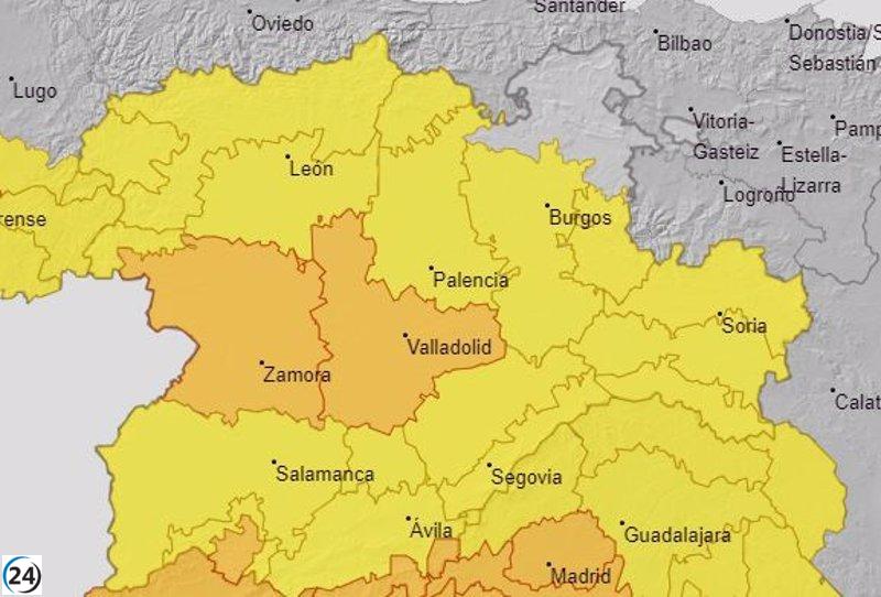 La Aemet prevé alertas por calor de nivel naranja en varias provincias castellanoleonesas