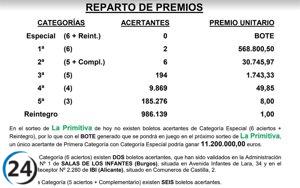 La Primitiva reparte 568.800 euros en Salas de los Infantes (Burgos)