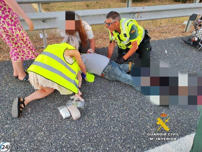 La valiosa acción de la Guardia Civil: rescatan y salvan a conductor tras amputación de pierna en accidente en León.