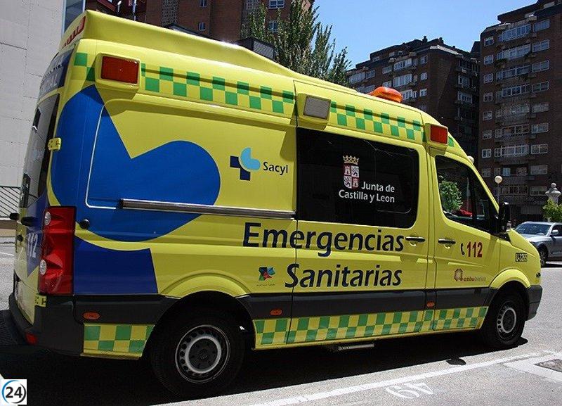 Hombre resulta herido al caer de un caballo en Fresno el Viejo (Valladolid) y golpearse la cabeza.