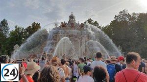 Más de 67 mil personas disfrutan de las fuentes de la Granja de San Ildefonso