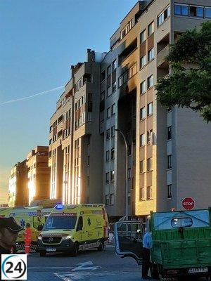 Valladolid: Ocho personas hospitalizadas tras explosión en Parquesol