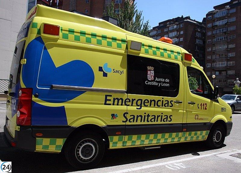 Una persona resulta herida tras un accidente de tráfico en Villalobos (Zamora)