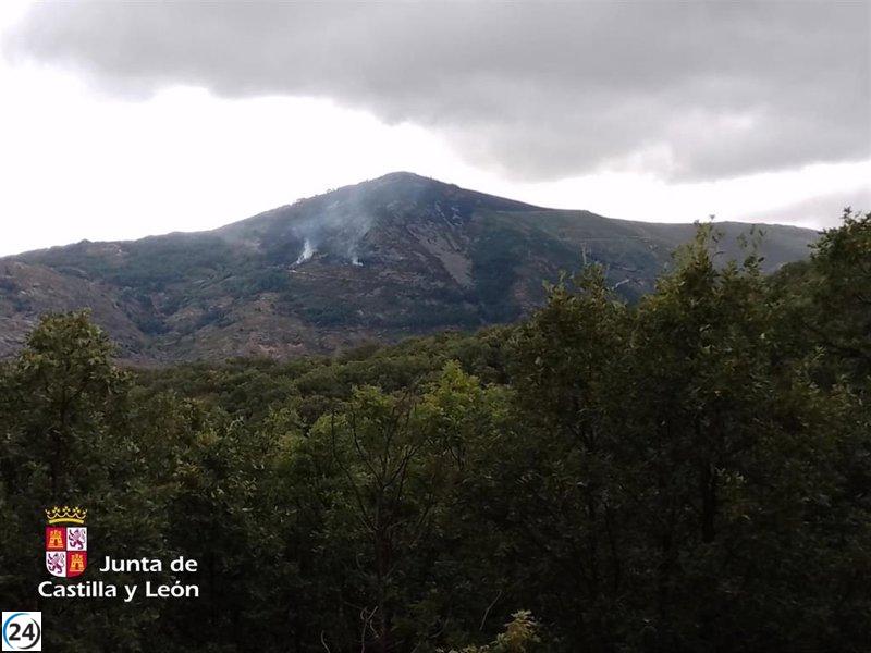 Exitoso control y nivelamiento del incendio en Nava del Barco, Ávila.