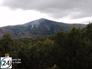 Exitoso control y nivelamiento del incendio en Nava del Barco, Ávila.