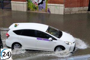 Los Bomberos de Valladolid atienden 30 salidas durante el temporal