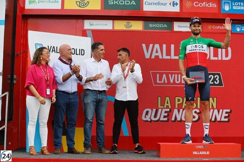 Ganna triunfa en la etapa de Valladolid y Kuss se mantiene como líder de La Vuelta