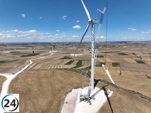 Iberdrola inaugura el aerogenerador principal de su parque eólico más avanzado en Castilla y León.