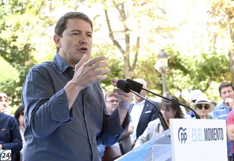 Mañueco exige al Gobierno que restaure la armonía entre el lobo y el ganadero: 