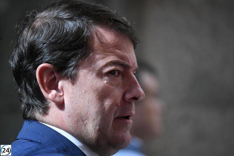 Mañueco rechaza peticiones de amnistía y autodeterminación con contundencia