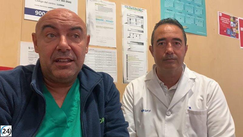 Celador se encierra en el SUAP de Astorga exigiendo justos pagos por noches y festivos.